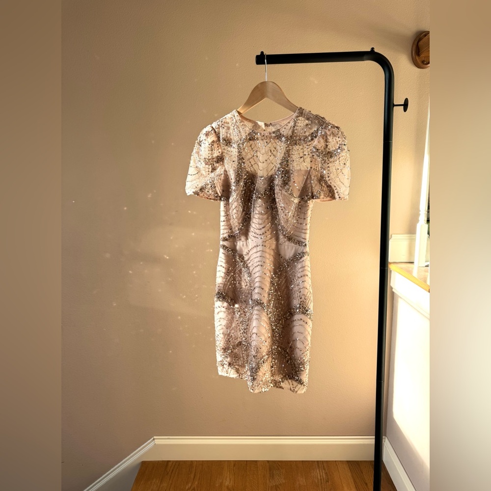Dress the Population | SAMPLE | Sequin Cocktail Dress | Size XS | NWOT - Picture 4 of 12
